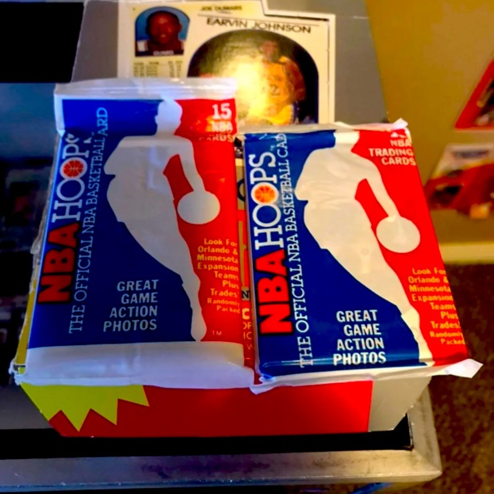 2 1989 hoops packs unopened